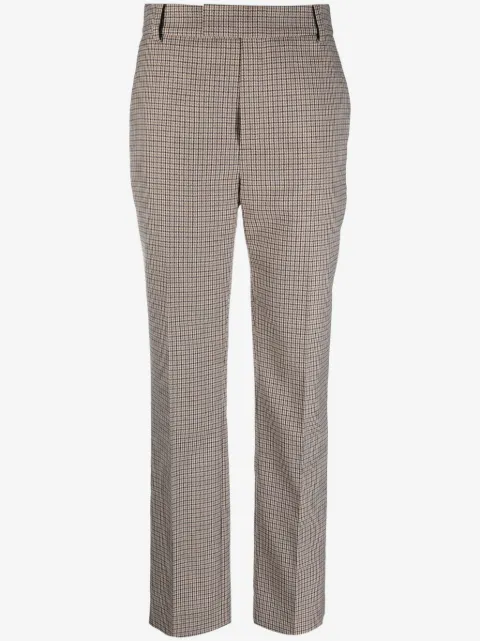 Frenken tailored check-print trousers