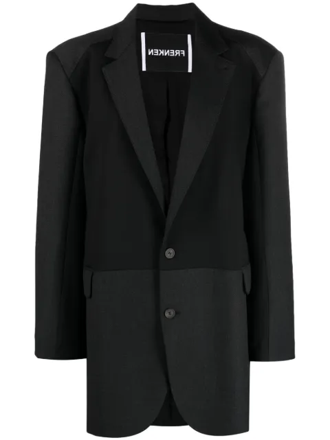 Frenken panelled wool-blend blazer