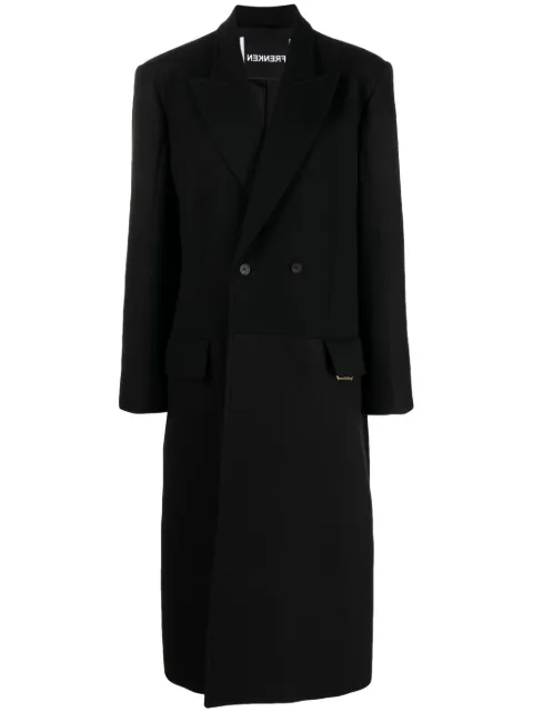 Frenken Respect double-breasted wool-blend coat
