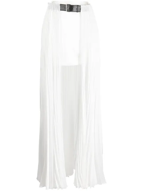 Peter Do layered pleated skirt