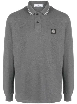 Mens stone island on sale polo t shirt