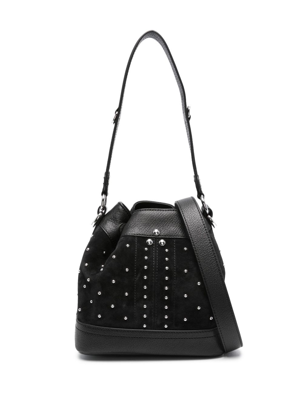 Studded black tote on sale bag