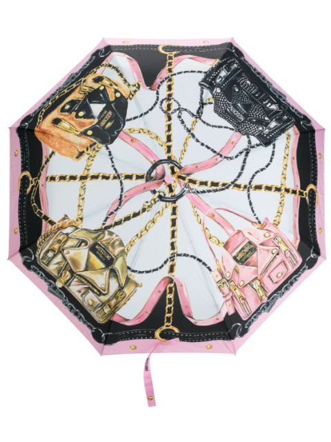 Moschino chain-link print umbrella