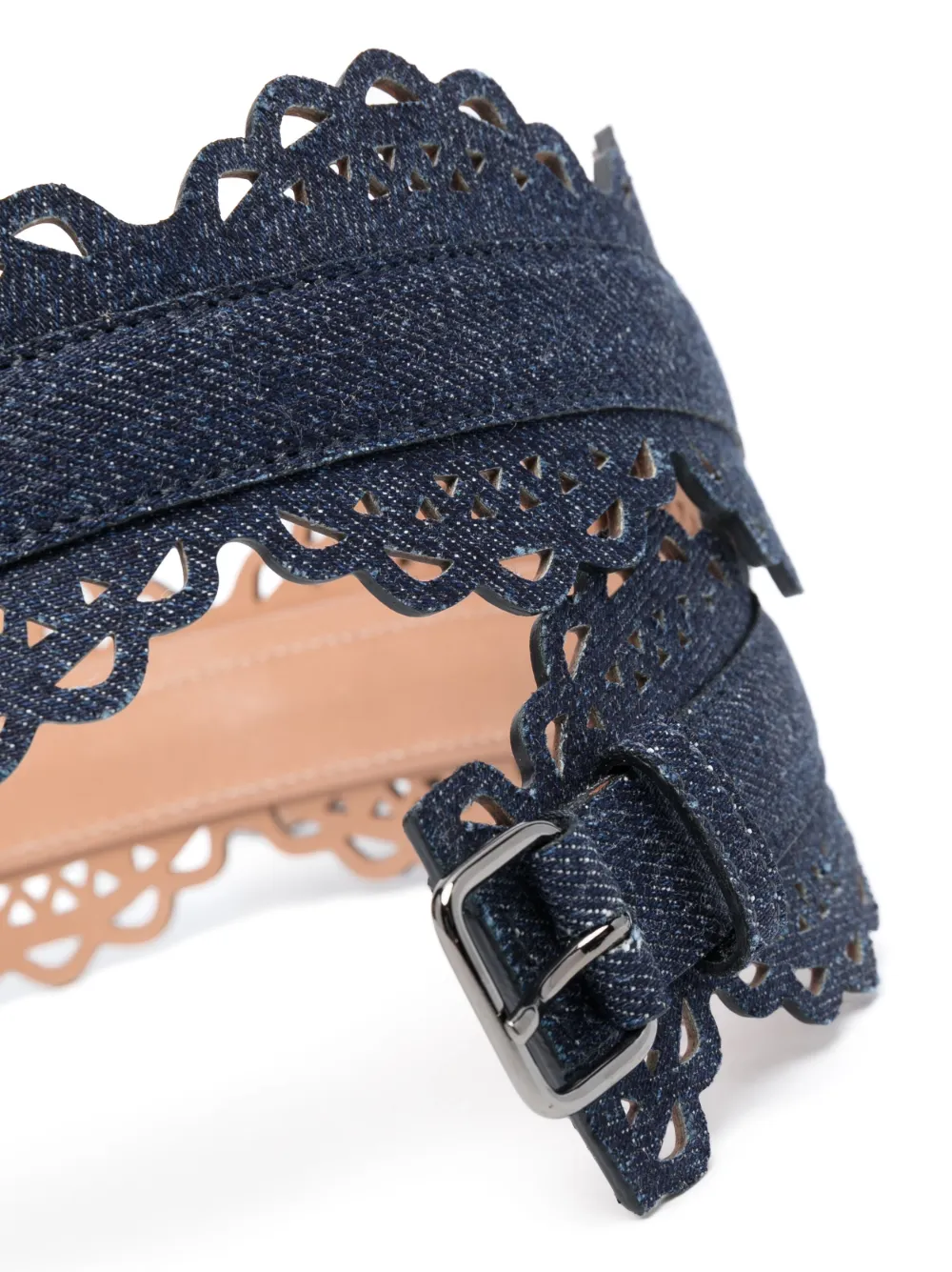 Alaïa cut-out denim belt | Image 2