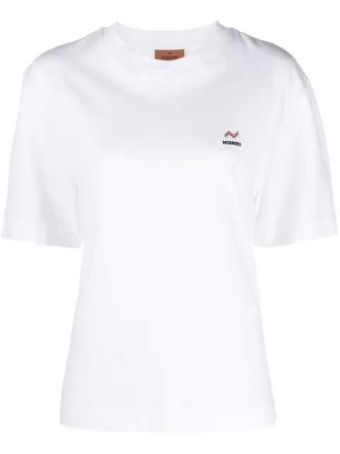 Missoni logo-embroidered cotton T-shirt