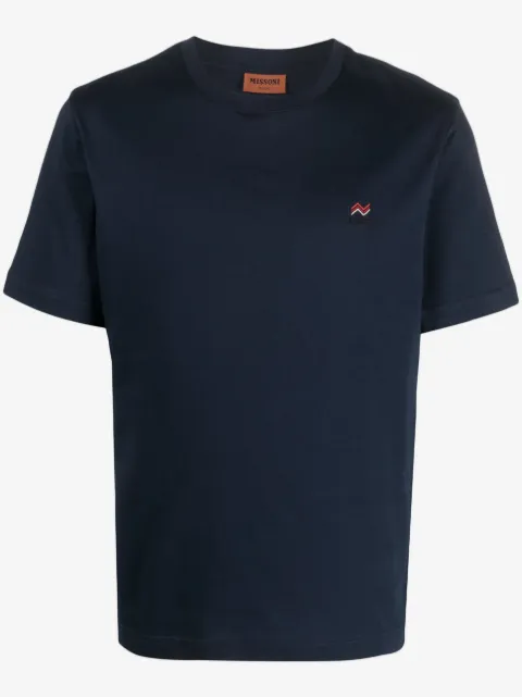 Missoni Camiseta com logo bordado