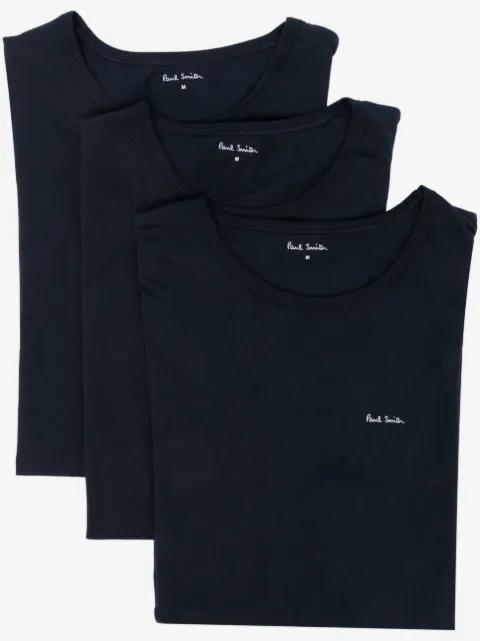 Paul Smith logo-print cotton T-shirt (pack of three)