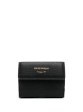 Emporio Armani faux-leather tri-fold wallet - Black