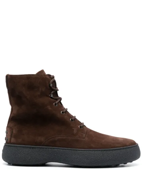 Tod's W. G. logo-patch boots 