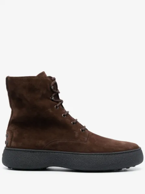 Tod's bottines à patch logo