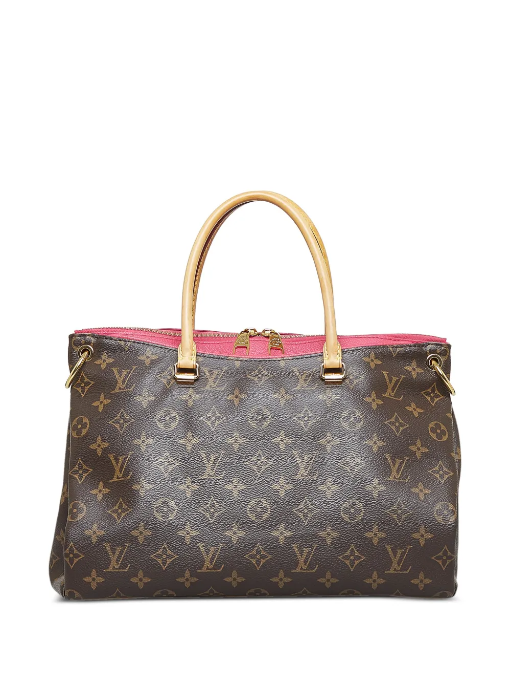 Louis Vuitton 2014 pre-owned Monogram Pallas MM handbag - Bruin