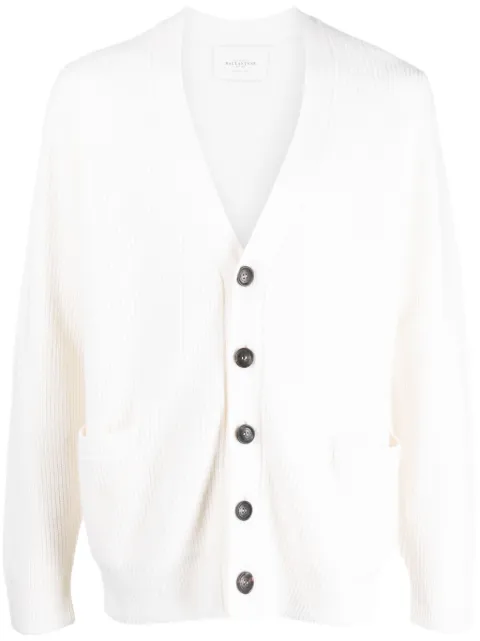 Ballantyne V-neck wool cardigan