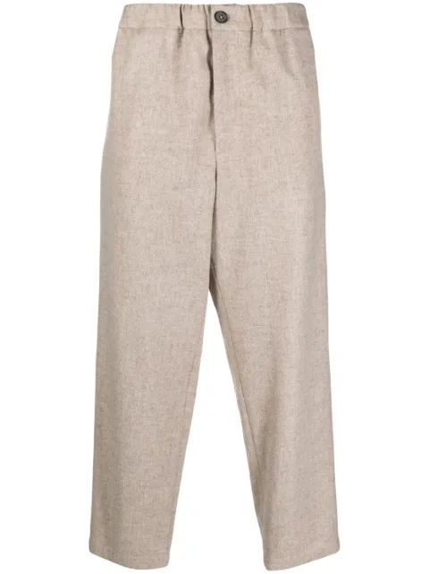 Jil Sander straight-leg cotton trousers