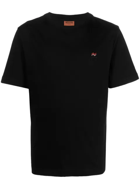 Missoni logo-embroidered cotton T-shirt