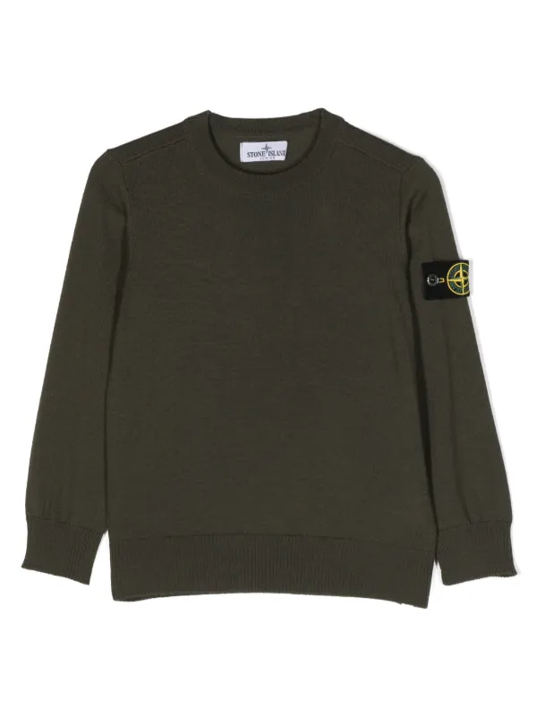 Stone island junior sweatshirt hot sale black