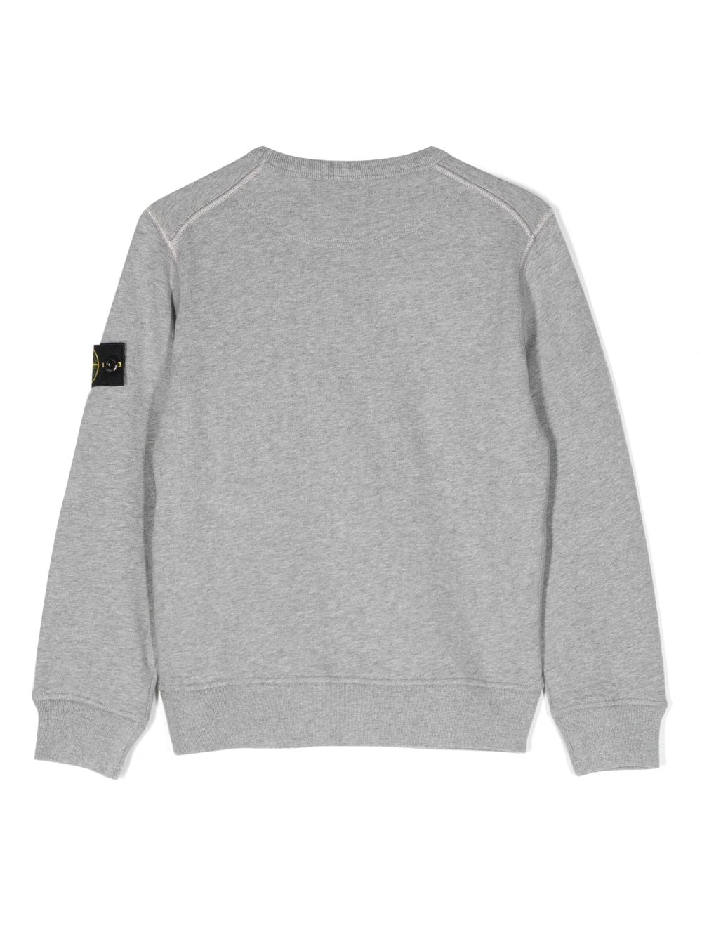Stone Island Junior Compass-motif cotton sweatshirt - Grijs