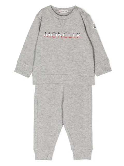 Moncler Enfant survêtement à logo imprimé