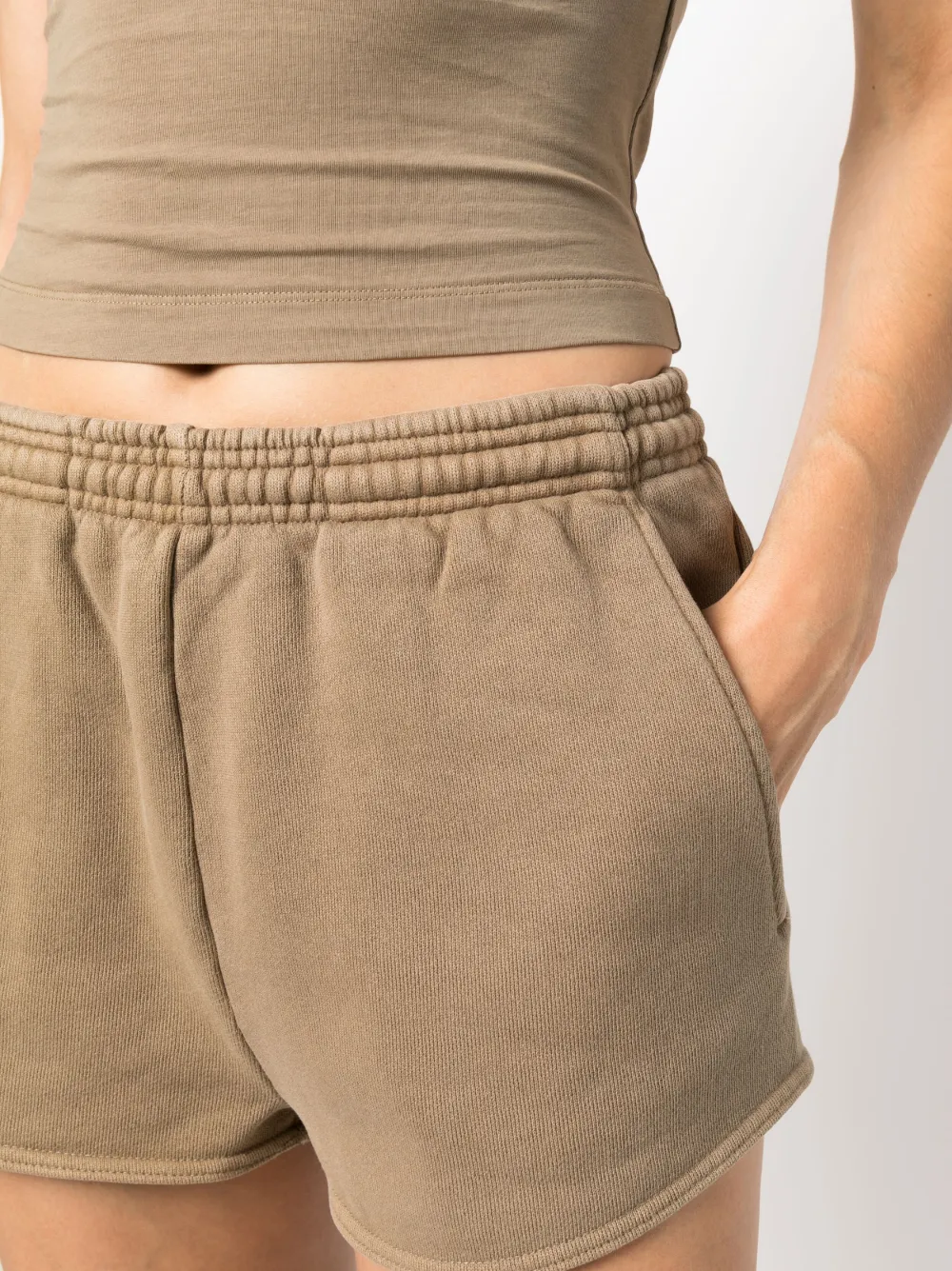 Women's elastic waist shorts hot sale