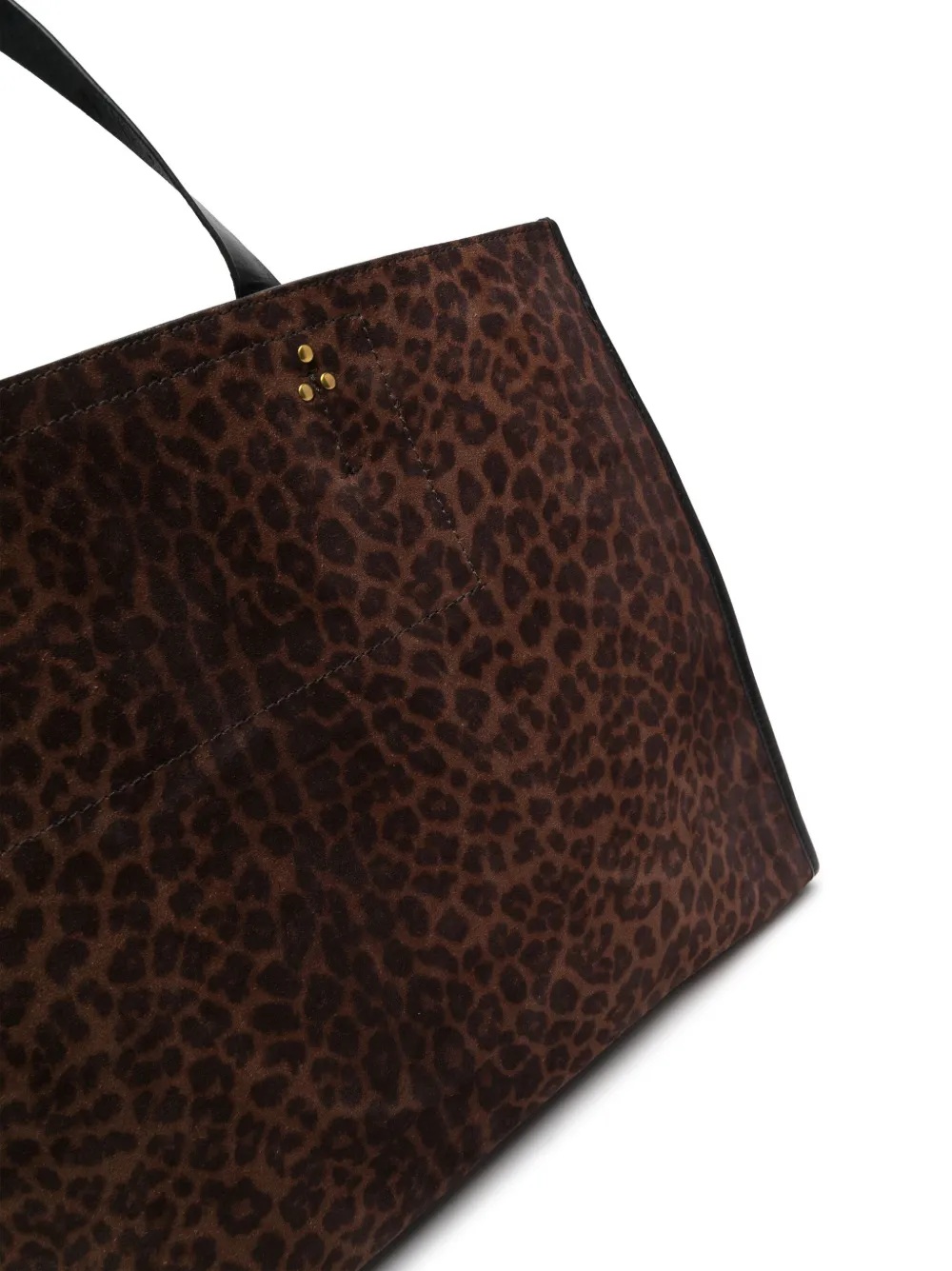 Jérôme Dreyfuss Large Léon Leather Tote Bag In Brown