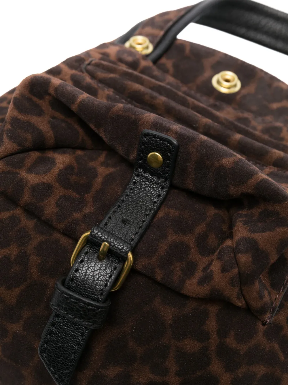 Jérôme Dreyfuss Billy Leopard-print Tote Bag In Brown