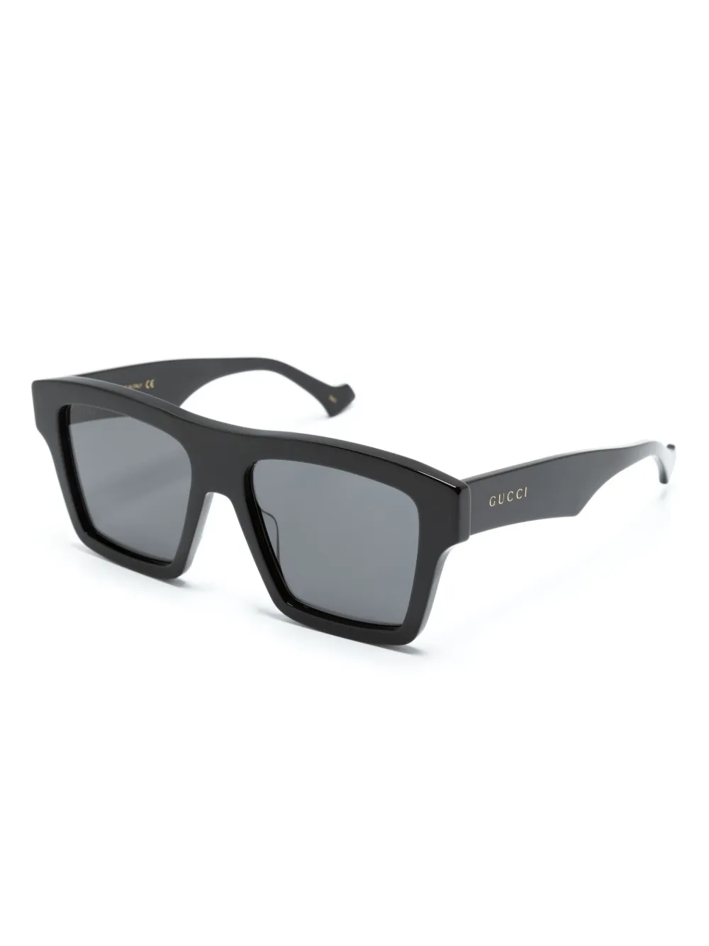 Gucci Pre-Owned 2010 zonnebril met vierkant montuur - Zwart