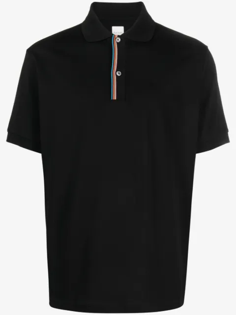 Paul Smith rainbow-stripe cotton polo shirt