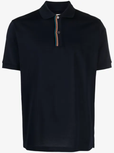 Paul Smith rainbow-stripe cotton polo shirt