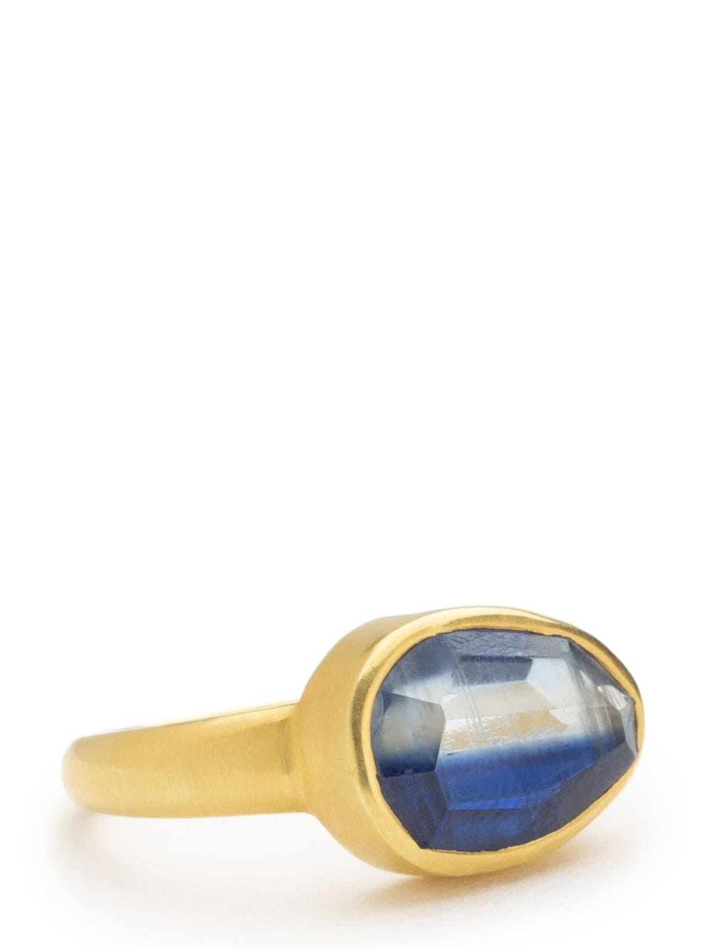 Shop Pippa Small 18kt Yellow Gold Greek Kyanite Ring