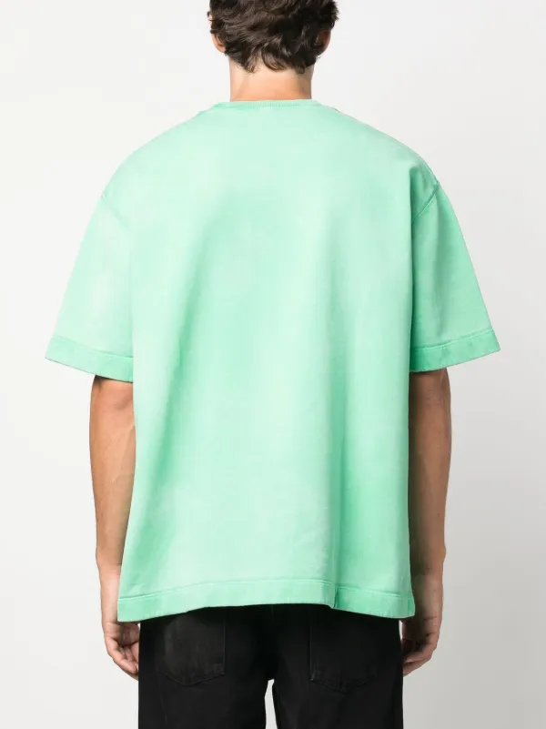 DSQUARED2 drop-shoulder Cotton T-shirt | Green | FARFETCH