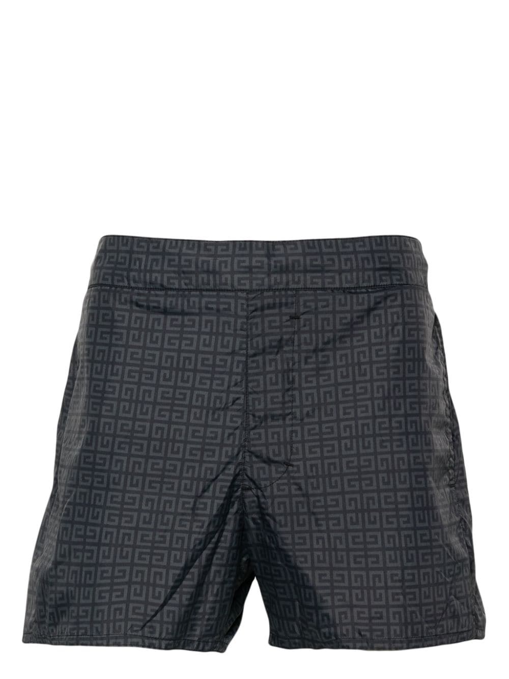 Givenchy 4g-motif Swim Shorts In Black
