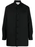 Jil Sander pointed-collar button-up shirt - Black
