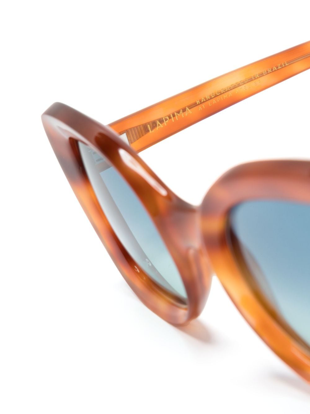 Shop Lapima Isabel Oversized-frame Sunglasses In 褐色
