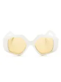 Lapima Stella oversized-frame sunglasses - White