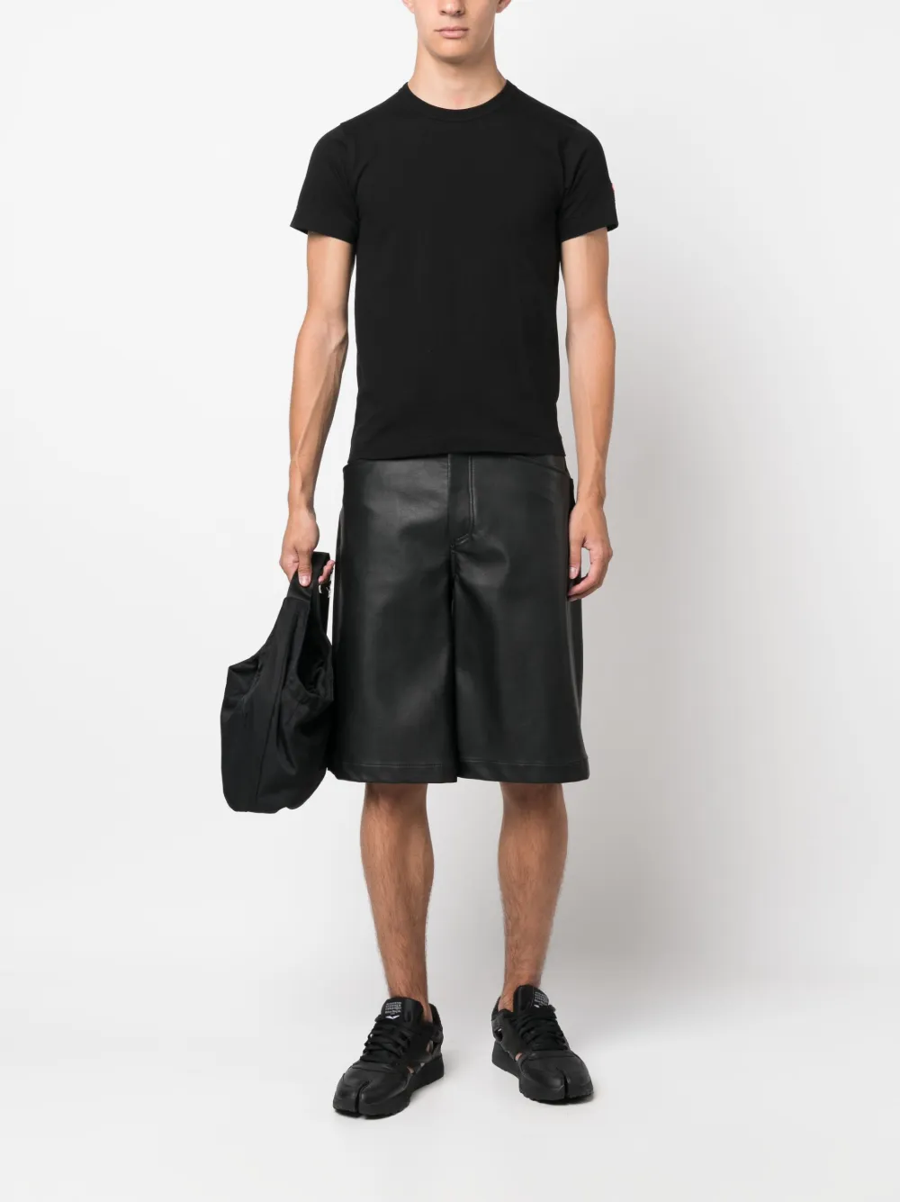 Comme Des Garçons Play T-shirt met patch Zwart
