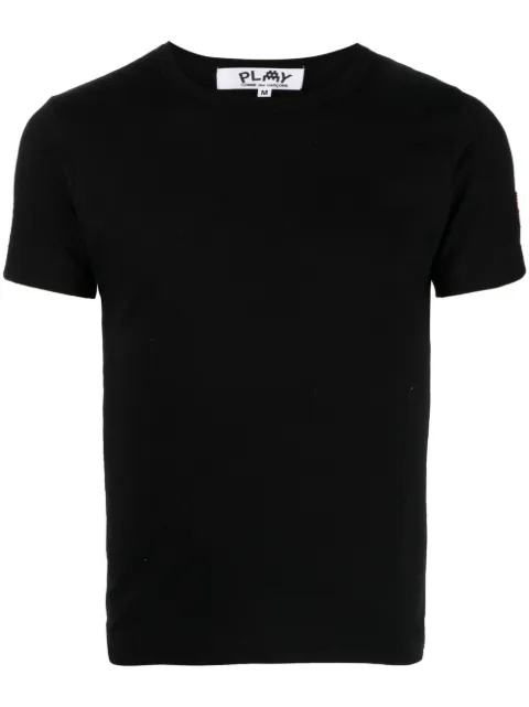 Comme Des Garçons Play motif-patch cotton T-shirt