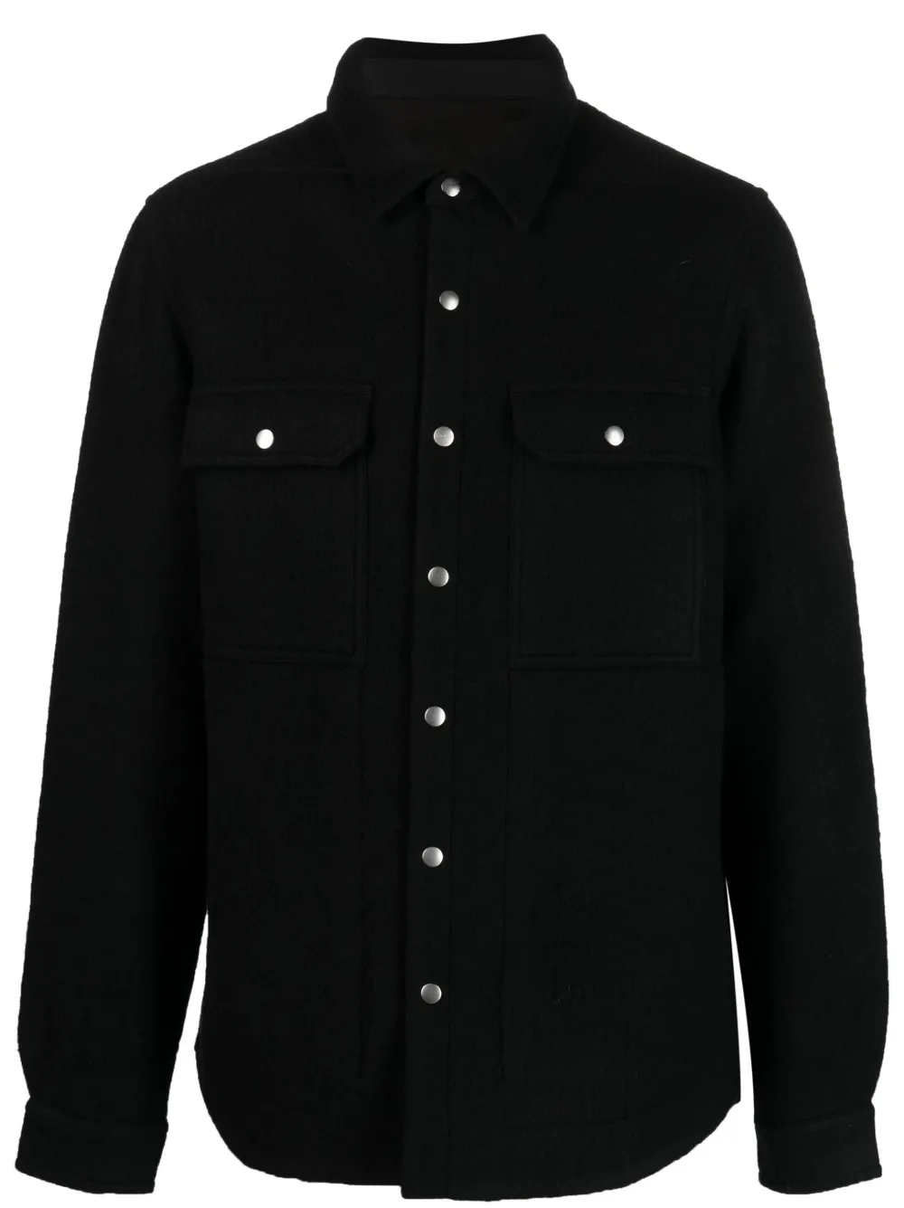 Rick Owens button-up high-neck Shirt Jacket - Farfetch