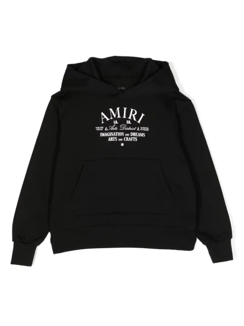 AMIRI KIDS logo-print cotton hoodie