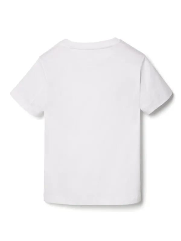 キッズ用トップス Brunello Cucinelli Kids T-Shirt Brunello Cucinelli Kids Solomei logo-print Cotton T-shirt