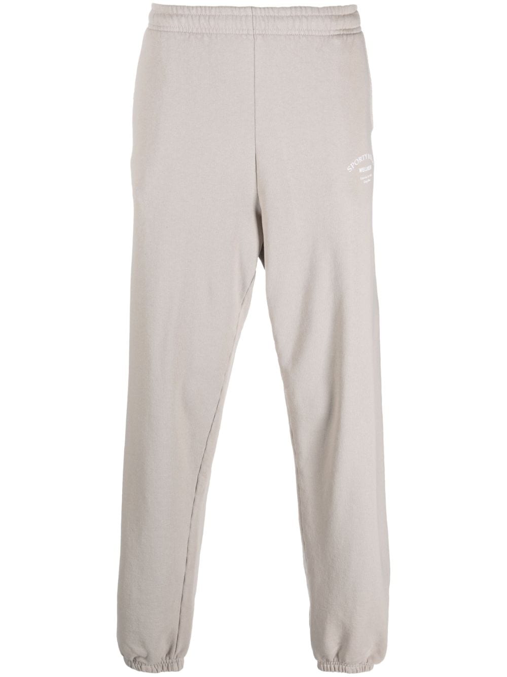 Image 1 of Sporty & Rich logo-print cotton track trousers