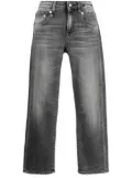 R13 distressed-effect cropped jeans - Grey