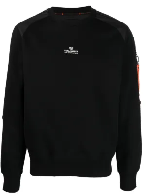 Parajumpers Sabre logo patch cotton blend Sweatshirt Farfetch