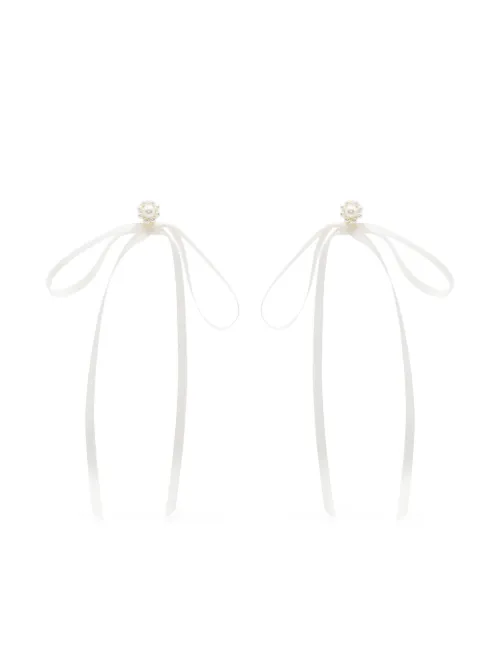 Boucles d'oreille à perles - Simone Rocha - Modalova