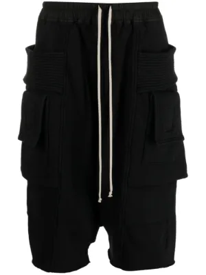 Black 'Gimp' cotton shorts Klein Rick Owens DRKSHDW - IetpShops Germany - Woven  Underbust Midi Dress