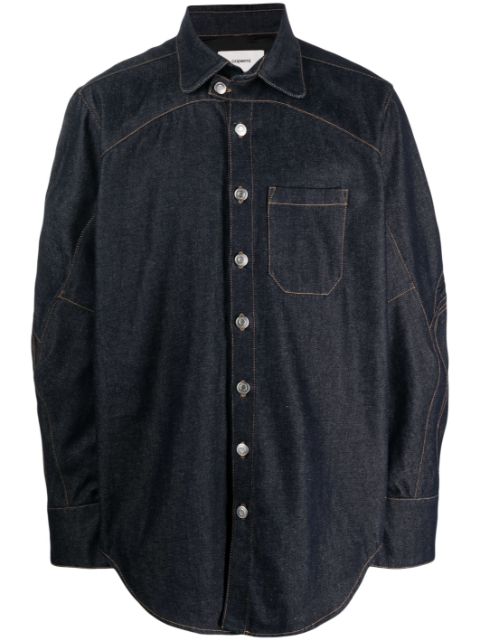 Coperni drop-shoulder denim shirt Men