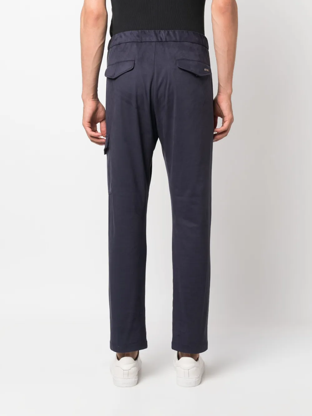 Herno Resort Hose In Wildlederoptik - Male Hosen Resort-blau Xxl In Blue