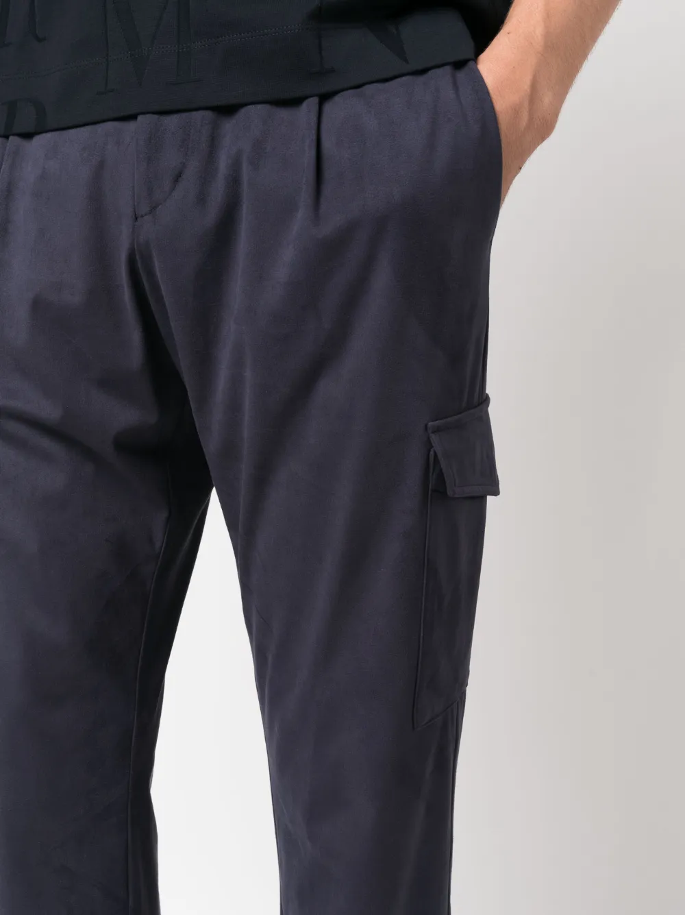 Herno Resort Hose In Wildlederoptik - Male Hosen Resort-blau Xxl In Blue