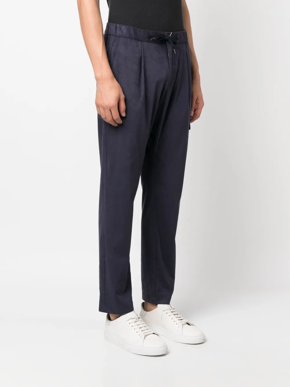 Herno Resort Hose In Wildlederoptik - Male Hosen Resort-blau Xxl In Blue