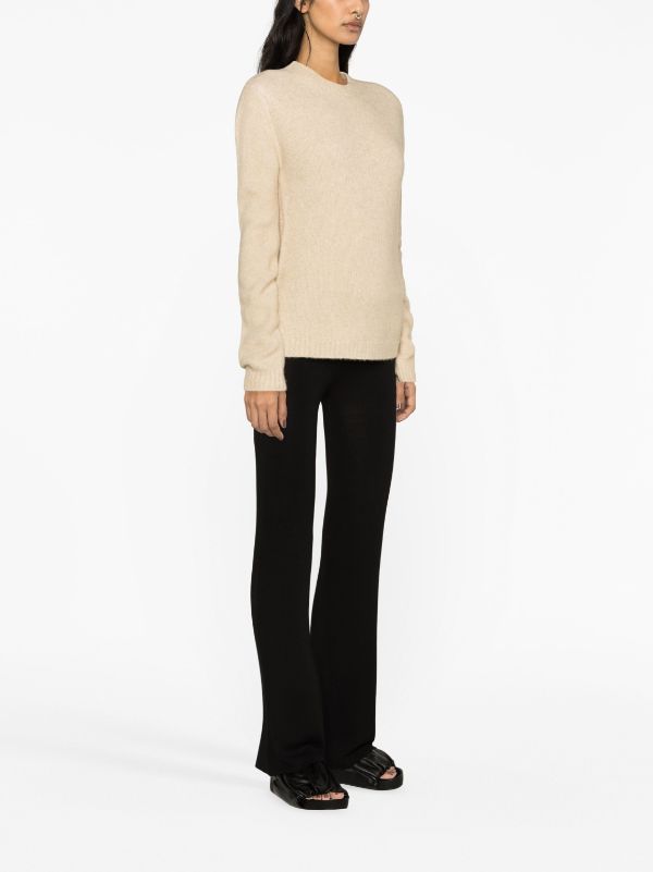 Lisa Yang Silas crew neck ribbed knit Jumper Farfetch