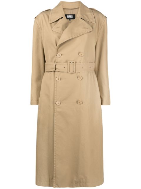 MM6 Maison Margiela double-breasted trench coat Women