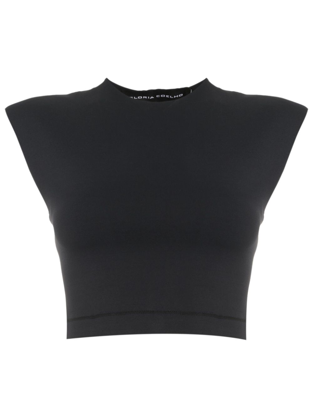 Gloria Coelho Cropped top Zwart